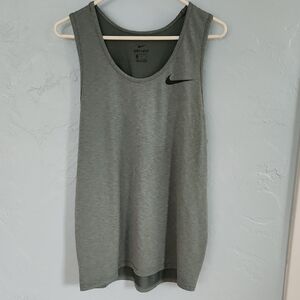 Nike Men's Sage Green Dri-FIT Tank Top